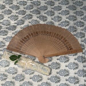 Elegant Wooden Hand Fan